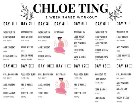 chloe ting shred challenge.